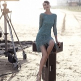 Carla Ruiz Lace Evening Dress