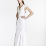 White Off Shoulder Evening Dress