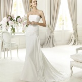 Pronovias Draped Bustier Wedding Dress