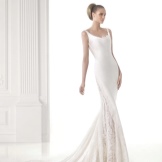 Minimalism style wedding dress