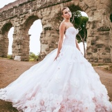 Alessandro Angelozzi Wedding Dress with Flowers