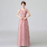 Evening dress from China purple