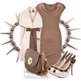 Accessories for a brown dress