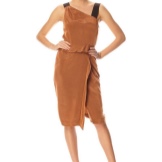 Robe à col asymétrique (décolleté)