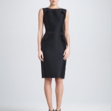 Black sheath dress