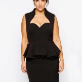 Sheath / Column Peplum Dress