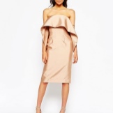 Silk dress for the figure Pear (triangle)