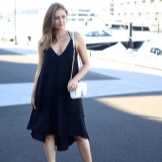 Black Casual A-Line Sundress Dress