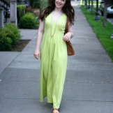 Light green dress for fat girls