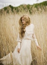 Rustic Closed Wedding Dress