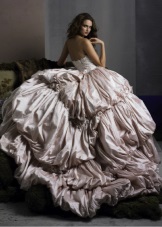 Wedding dress magnificent coffee color