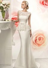 Naviblue Bridal Peplum Wedding Dress