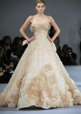 Elie Saab Wedding Dress with Flowers