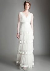 Temperley London Wedding Dress with Tiered Skirt