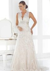 Empire Maternity Lace Wedding Dress