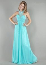 Evening dress turquoise