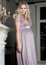Lavender maternity dress