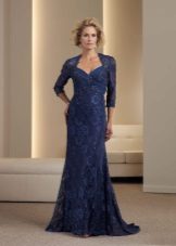 Evening dress for the daughter's wedding