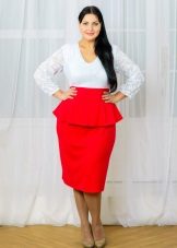 Evening dress for overweight