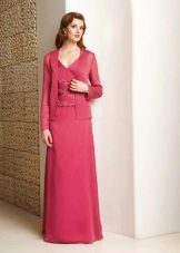 Raspberry Mother of the Bride Dress
