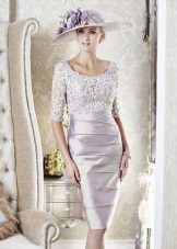 Dress for slender mother of the bride