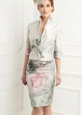 Dress with a jacket for mom of the bride