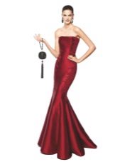 Mořská panna večerní šaty s korzetem