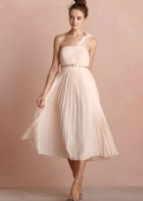 Jedno rameno řecké večerní šaty