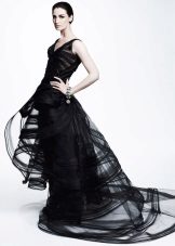Black evening dress by Zach Posen
