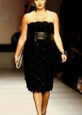 Vestit de nit complet bodycon negre