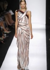 expensive evening dress with an unusual cut