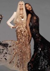 Expensive guipure evening dress