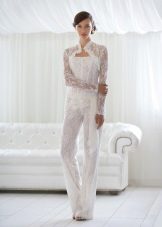 Wedding jumpsuit lace