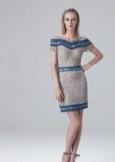  Short sequined evening dress