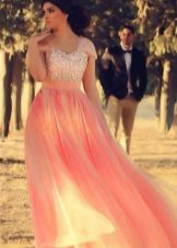 Elegant floor-length evening gown