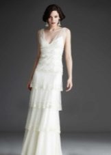 Flared Skirt Wedding Dress