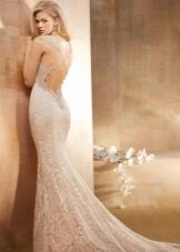 Backless Mermaid Wedding Dress