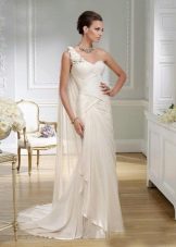 Greek style wedding dress with corset