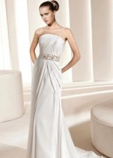 Corset Draped Wedding Dress