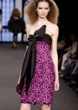 Short Purple Irish Lace Dress