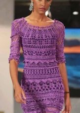 Vanessa Montoro Purple Evening Dress