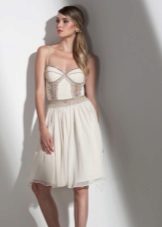 Short dress with corset