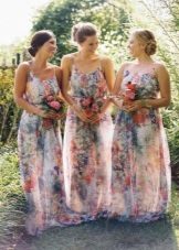 Colorful dresses for bridesmaids