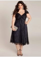 Evening board retro style dress for full wedding