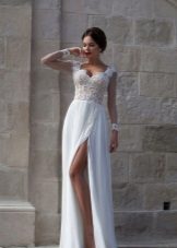 Floor-Length Crystal Design 2015 Wedding Dress