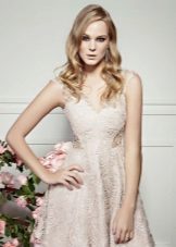 Short lace evening summer dress