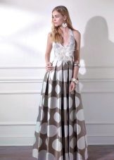 off-shoulder summer evening dress