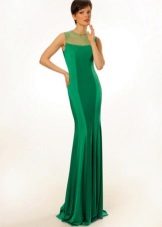 Evening dress from Oksana flies green