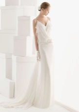 Wedding dress from Rosa Clara 2014 on the straps