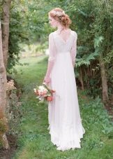 Provence style wedding dress